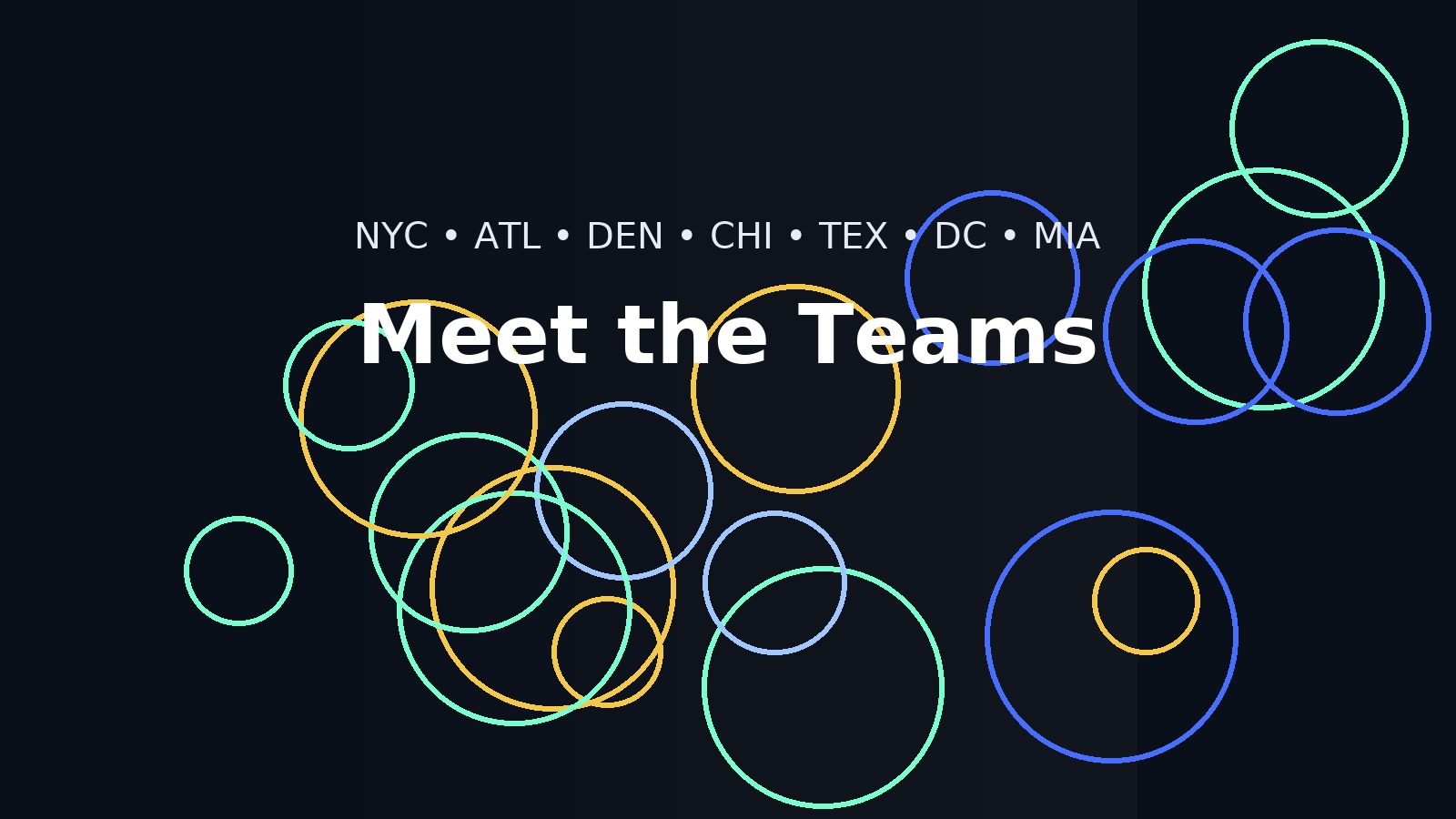 Professional with vibrant tech background